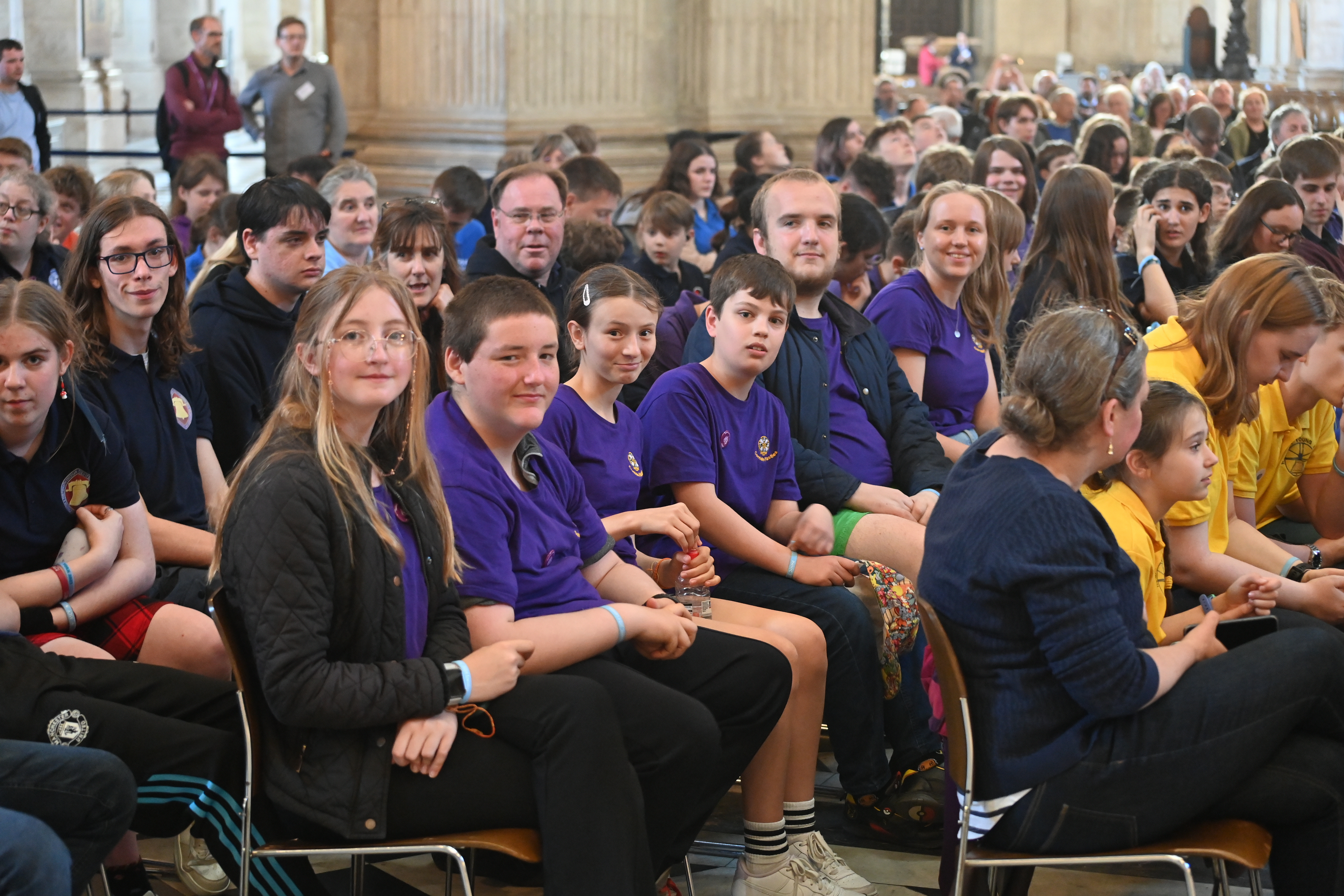 Young ringers at the RWNYC results ceremony