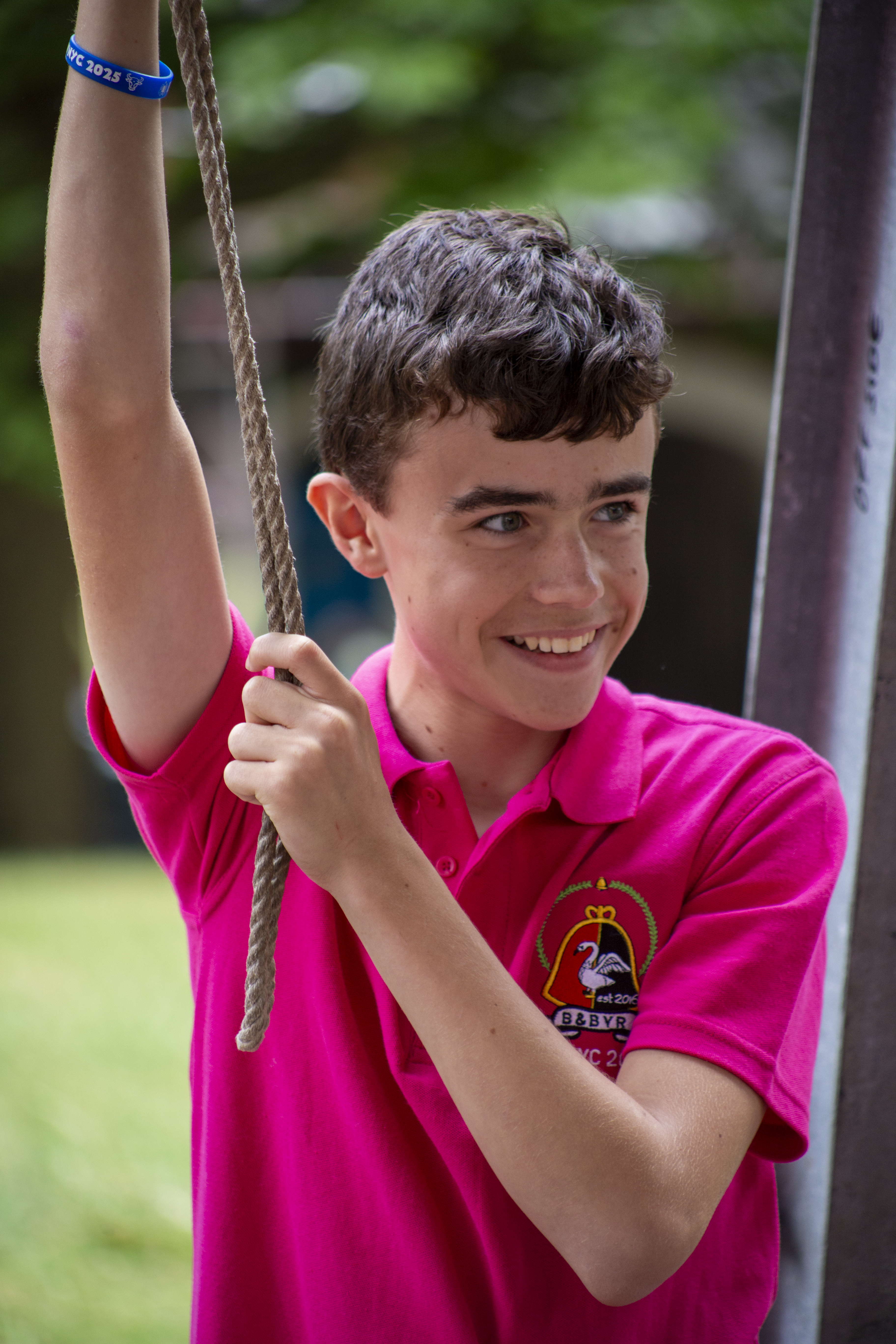 A young ringer at an open tower